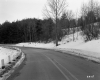 Highway through Snow Covered Landscape