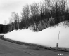 Highway through Snow Covered Landscape
