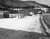 Highway through Snow Covered Landscape