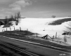 Highway through Snow Covered Landscape