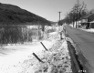 Highway through Snow Covered Landscape
