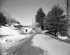 Highway through Snow Covered Landscape