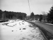 Highway through Snow Covered Landscape