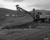 Backhoe in Field
