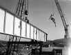 I-89 Bridge Construction over Winooski River in Richmond, Looking East