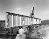 I-89 Bridge Construction over Winooski River in Richmond, Looking East