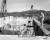 I-89 Bridge Construction over Winooski River in Richmond, Looking East