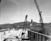 I-89 Bridge Construction over Winooski River in Richmond, Looking East
