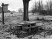 Concrete Picnic Tables on Route 109 in Jeffersonville