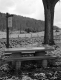Concrete Picnic Tables on Route 109 in Jeffersonville