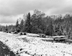 Concrete Picnic Tables on Route 108 in Smugglers' Notch