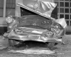 Smashed Car at Hurley's Garage