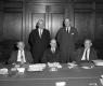Five Men at Conference Table
