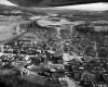 Aerial East View Morrisville Main St Centered