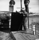 Burlington Interstate 89 Three Men One Centered Drilling Sign