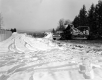 West View of Route 15A Construction Truck and Excavator