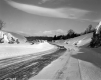 Car Driving Up Hill Interstate 89