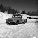 Truck with Two Houses and Garage Center Right