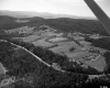 Aerial View of Route 14 and Mountains