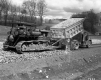 Two Construction Vehicles at Road Construction Site