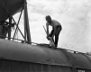Bud Collins Takes Cement Sample for Testing