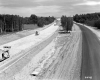 Elevated View of I-89 with Construction Vehicles