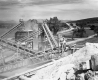 Construction Site with Machinery on I-89
