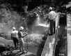 Five Men at Bridge Construction on Highway 5A