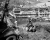 Three Men Work on Construction at Highway 5A