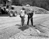 Two Men at Road Construction Site