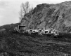 Construction Vehicles on I-89 with Outcrop