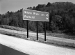 Highway Sign for White River Junction and Rutland
