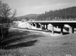 Highway Bridge over Paved Road