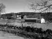 Barn Beyond Stone Wall