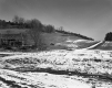 Gates Property, Dilapidated Barn and Farm Fields