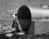 Culvert along Route 17 in Starksboro
