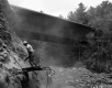 I-91 Construction near Covered Bridge