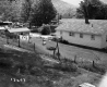 Wood Framed Buildigs and Parked Cars