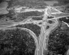 Aerial View of Route I-91 and Hartford Interchange