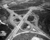 Aerial View of Route I-91 and Hartford Interchange