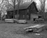 Dyer Property, Barn and Stacks of Lumber
