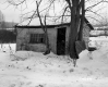 Walter Dunton Property, Small Building in Snow-Covered Field