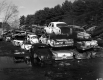 Car-Basher Demonstration at Hodgdon Junkyard