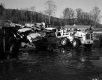 Car-Basher Demonstration at Hodgdon Junkyard