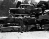 Car-Basher Demonstration at Hodgdon Junkyard