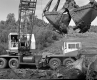 Close-up View of Crane