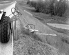 Close-up View of Mower on I-89