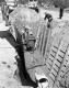 Drainage Unit in Construction Area with Vehicles