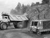 Construction Vehicles and Outcrop at I89 Construction Site