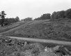 Two Dirt Roads at Construction Site with Landscape